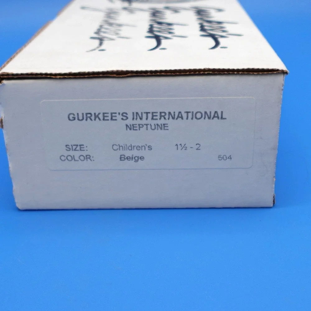Gurkee's Neptune Children's Size 1.5-2 Beige Rope Sandals New in Box